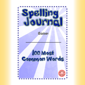 100 Most Common Words Spelling Journal